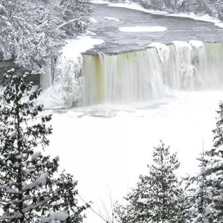 Niagara Falls winter wallpaper