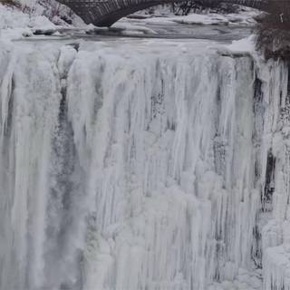 Niagara Falls winter wallpaper