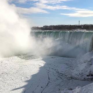 Niagara Falls winter wallpaper