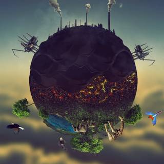 Contamination wallpaper