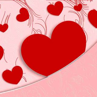 Paper love wallpaper