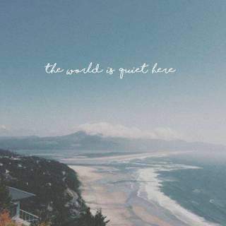 Landscape vintage aesthetic wallpaper