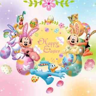Mickey Mouse Easter desktop wallpaper