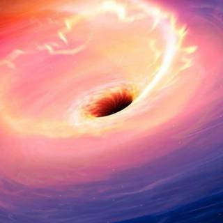 White hole wallpaper