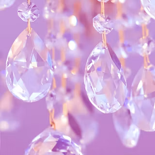 Pink crystal wallpaper