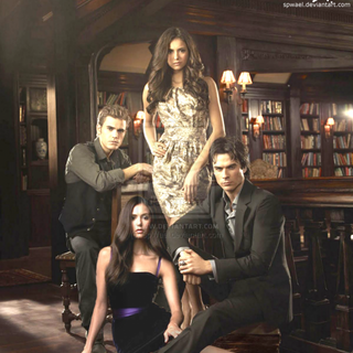 The Vampire Diaries all cast wallpaper