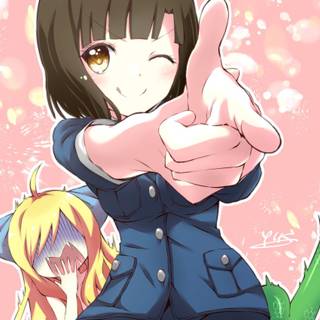 Jashin-chan Dropkick wallpaper