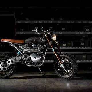 Bike garage wallpaper