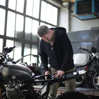 Bike garage wallpaper