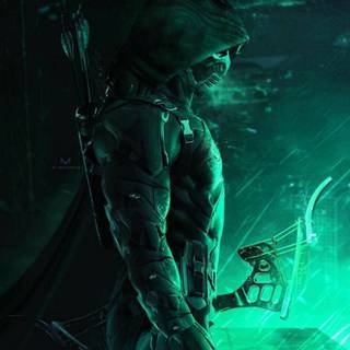 The Green Oliver Queen Arrow wallpaper