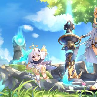 Genshin Impact Paimon wallpaper