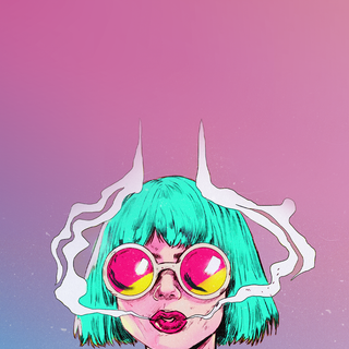 Aesthetic illustration wallpaper