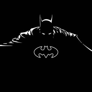 Batman amoled minamilism wallpaper