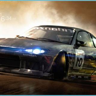 Aesthetic drift car wallpaper