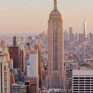 Beige city wallpaper