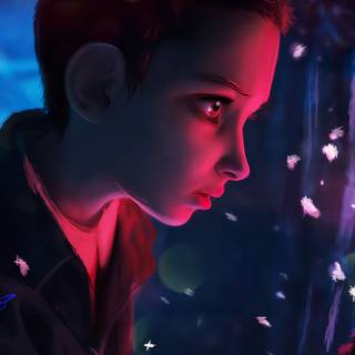 Stranger Things Eleven 4K wallpaper