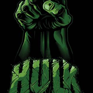 Icon Hulk minimalist wallpaper