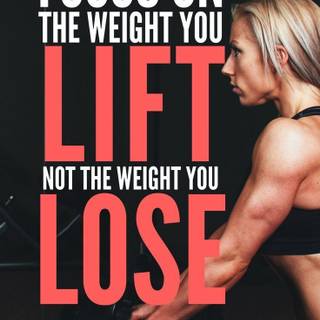 Motivational iPhone female wallpaper