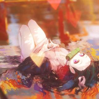 Nezuko HD desktop wallpaper