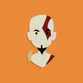 God of War minimal wallpaper