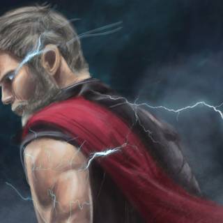 Lightning superheroes wallpaper