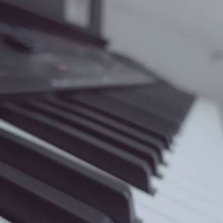 Piano keyboard wallpaper