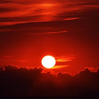 Red aesthetic sky wallpaper