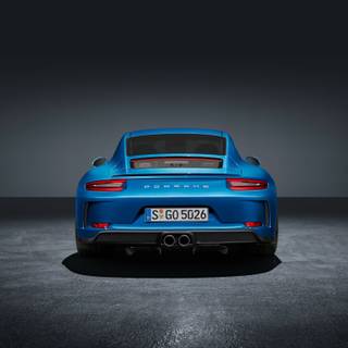 Porsche 911 blue wallpaper