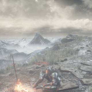 Dark Souls dual screen wallpaper