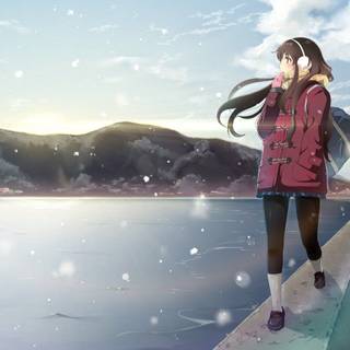 Travel girl wallpaper