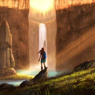 Travel girl wallpaper