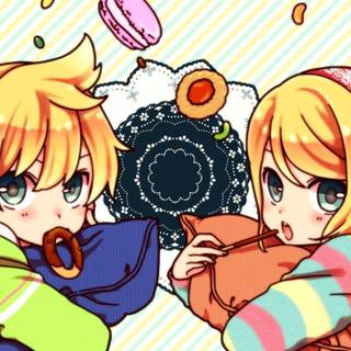 Len and Rin Kagamine wallpaper