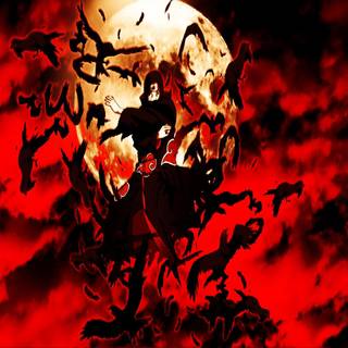 Itachi red wallpaper