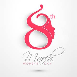 Minimalist Women's Day wallpaper