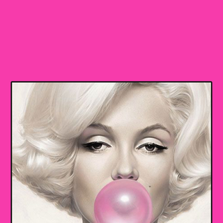 Bubblegum pink wallpaper