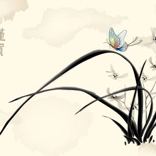 Chinese style wallpaper