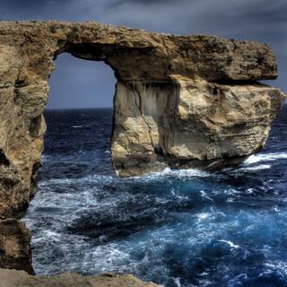 Natural arch wallpaper