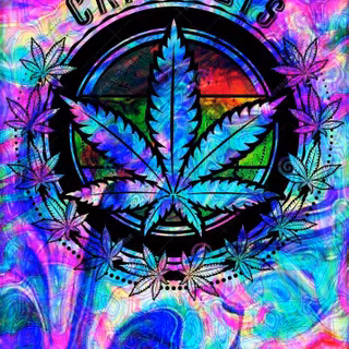 Weed leaf wallpaper