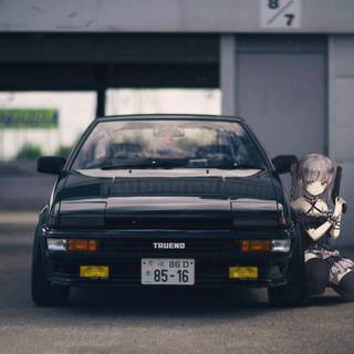 Anime JDM cars wallpaper