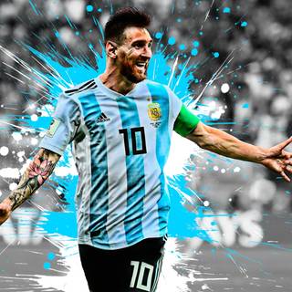 Desktop Messi 4K wallpaper