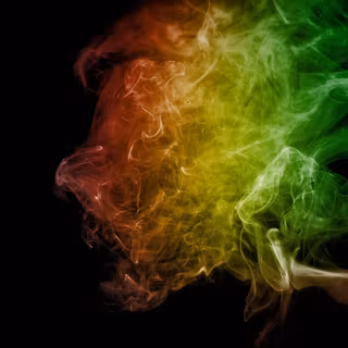 Green smoke wallpaper