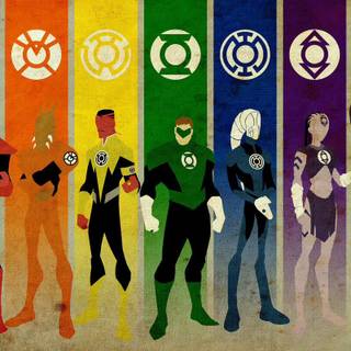 Orange Lantern Hal Jordan wallpaper