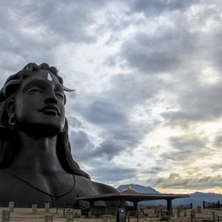 Mahadev statue wallpaper