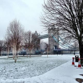 London winter wallpaper