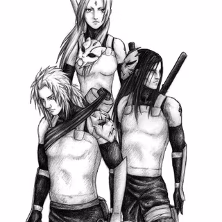 Jiraiya and Tsunade wallpaper