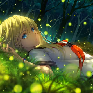 Anime girl icon wallpaper