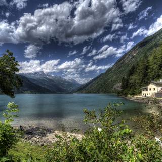 Switzerland Lake Poschiavo wallpaper