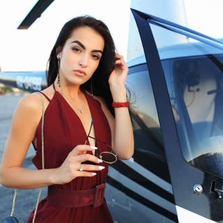 Women helicopter wallpaper