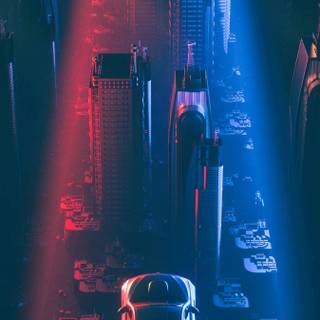 Cyberpunk iPhone 12 Max wallpaper