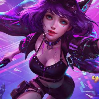 Cool PS4 girl wallpaper